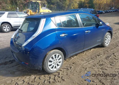 2017 Nissan Leaf S from USA, damaged, VIN 1N4BZ0CP0HC307319